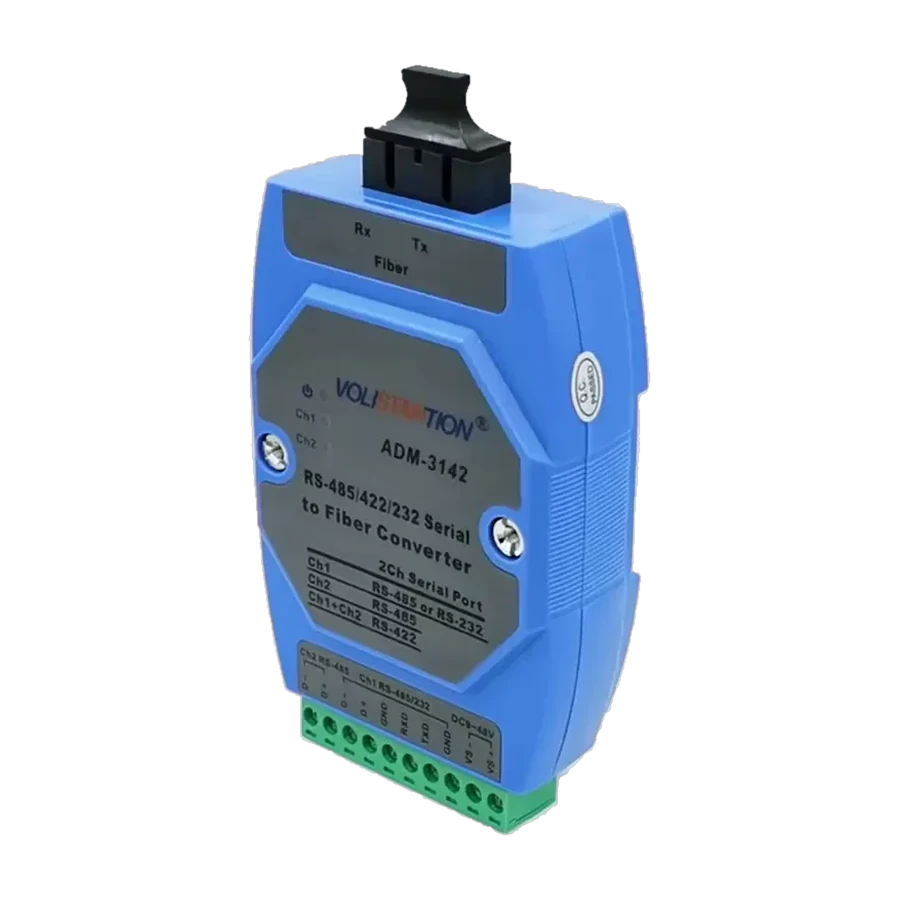 VOLISTARTION ADM-3142 industrial serial-to-fiber converter